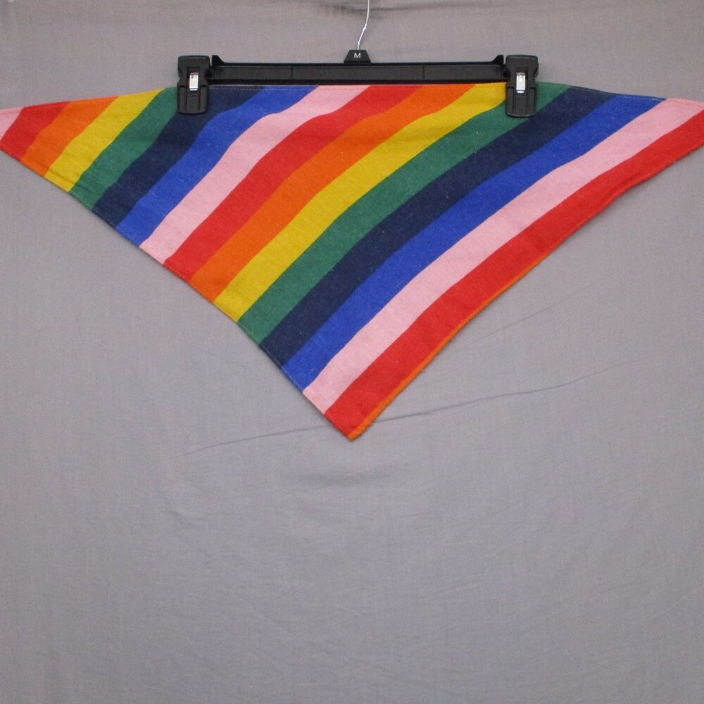 Old Navy Multi-Color Triangle Scarf Red,‎ Blue Unisex Size | L\XL